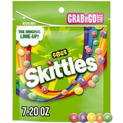SKITTLES Sours Grab N Go, Sour Candy Mix for Sharing, Traveling, and More...