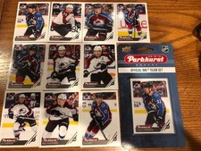 2021-22 Parkhurst Hockey Factory Team Set Cards Checklist 8