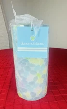 Vtg Blossoms & Blooms Jelly Bean Pillar Candle 6” Pastel Easter Spring Decor NEW