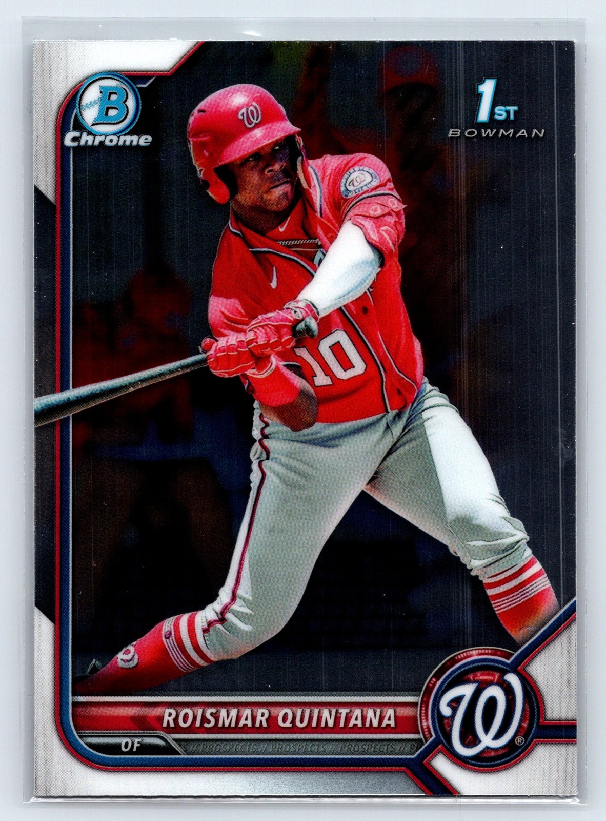 2022 Bowman Roismar Quintana Chrome Prospects 1st #BCP-83 Washington Nationals