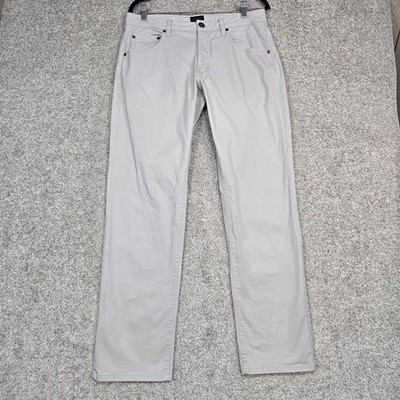 UNTUCKit Pants mens 32X32 beige Relaxed Fit 5 pocket Don Santiago