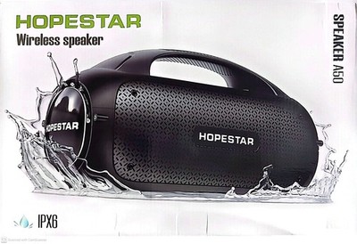 Hopestar A50 Wireless Portable Speaker Bass Boost IPX6 50W Bluetooth USB AUX