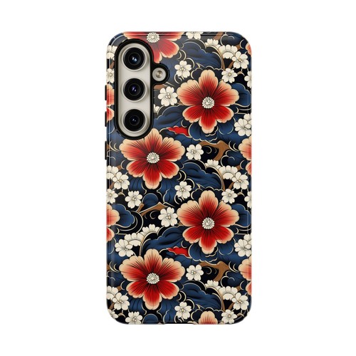 Japanese Floral Art - Tough Phone Case - iPhone, Galaxy, Google Pixel Models - 第 164/203 張圖片