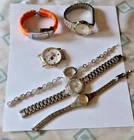 LOT Vintage Watches Wristwatches Geneva Cuff Men's Playing Cards Collectible NR