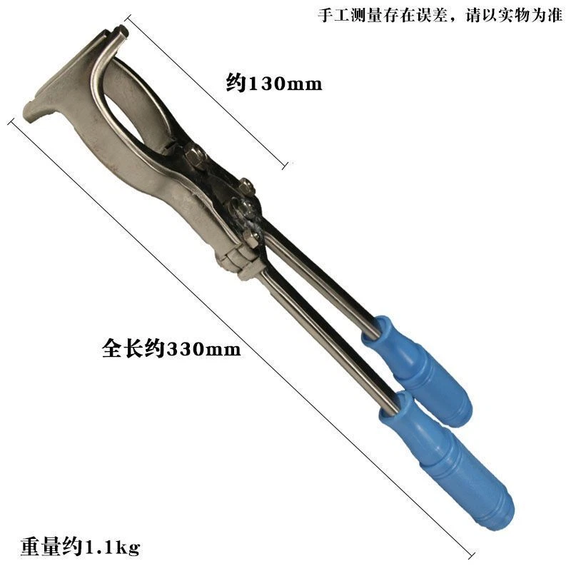 Pinzas castradas de acero inoxidable para cerdos, bovinos, ovinos, Foto 3 de 4