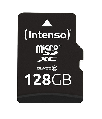 Intenso Micro SDXC 128GB Class 10 memory card incl. SD adapter, 3413491