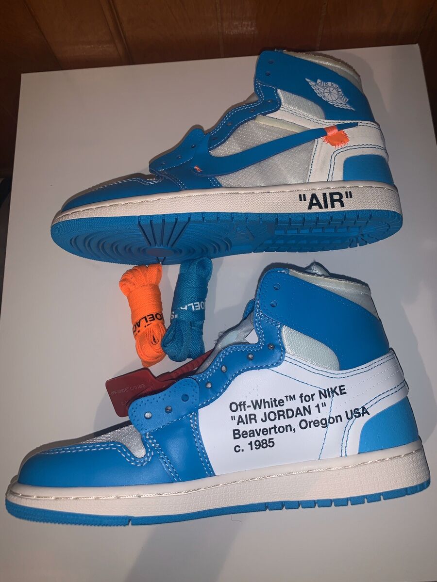 Nike Air Jordan 1 Off White NRG UNC Promo Sample Size 6 Nike Air Jordan 1 Off White NRG UNC Promo Sample Size 6