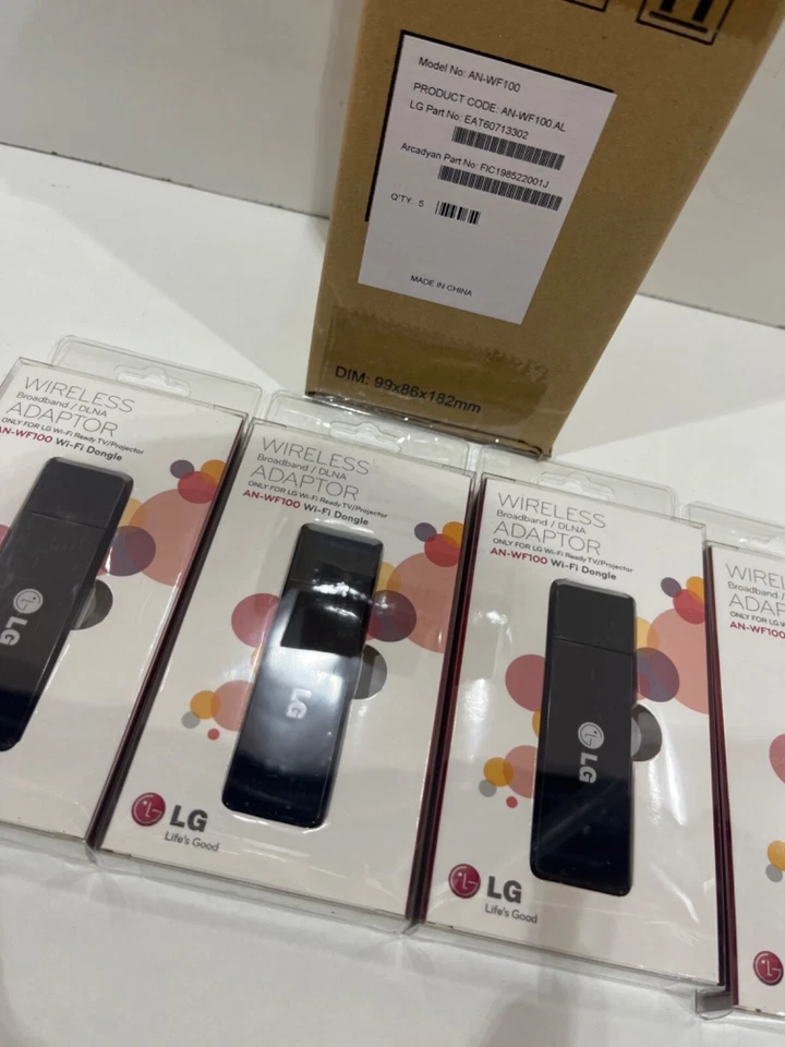 LG AN-WF100 WIFI Dongle scheda di rete LGE-WF100 (lotto 5pz) - Immagine 2 di 4