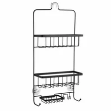 Steel Shower Caddy Matte Black - Made By Design