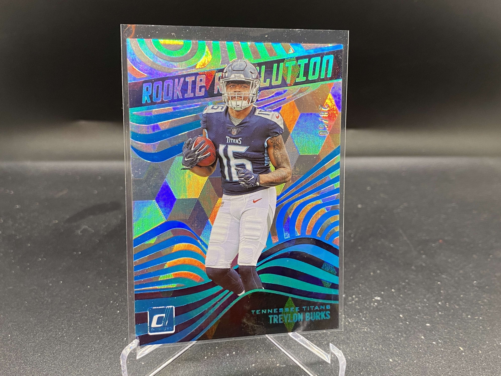 Treylon Burks 2022 Donruss Rookie Revolution Cubic REV-11 /50 Titans RC