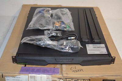 ^ Xymphony 1U  Rackmount Keyboard with Travel Drawer 2-Point Lock KVM #W4455