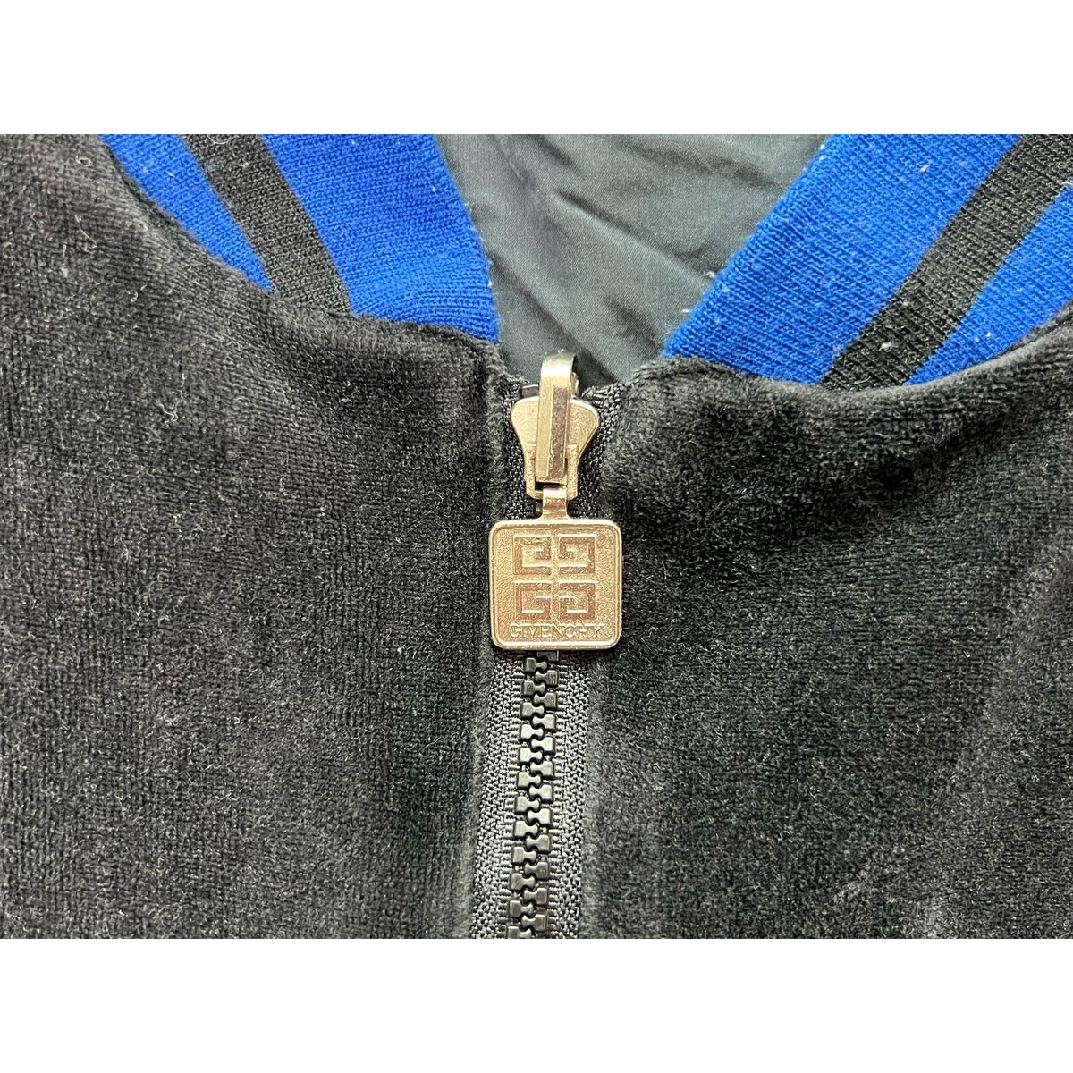 Vintage Givenchy Activewear Full Zip Reversible Velour Track