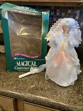 Trim A Home Magical Christmas Angel Fiber Optic Tree or Table Top Hailey 15" IOB