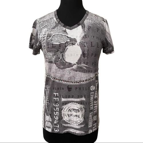 Philipp Plein V-Neck Short Sleeve T 