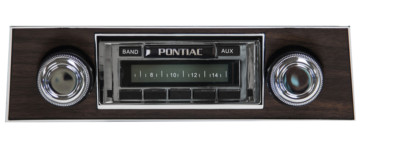 VINTAGE RADIO KIT 67 1967 68 1968 Firebird USA 230 AM/FM Aux Walnut Bezel  