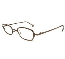 Vintage la Eyeworks Eyeglasses Frames FINN 529 Brown Rectangular 45-24-130