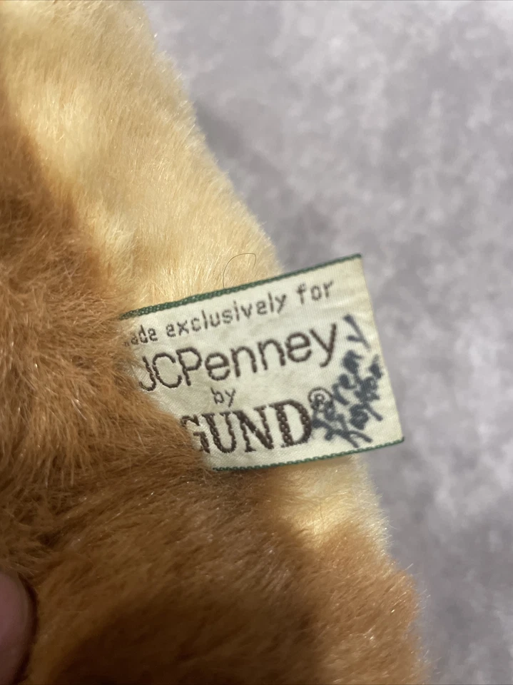 Peluche Land Before Time Vintage Littlefoot Dinosaurio 16" 1988 Gund Tag Foto 4 de 4