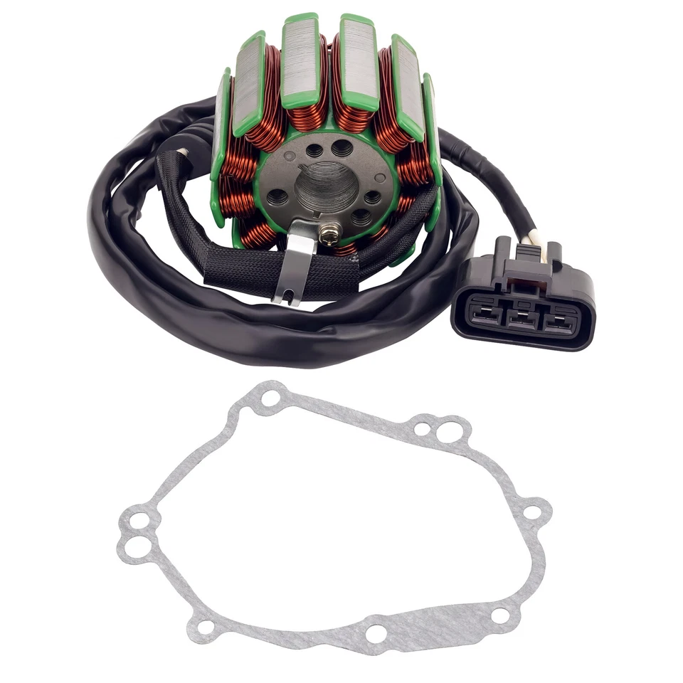 Generator Stator Coil & Stator Cover Gasket & Stator Flywheel For Yamaha YZF-R1 Foto 2 de 4