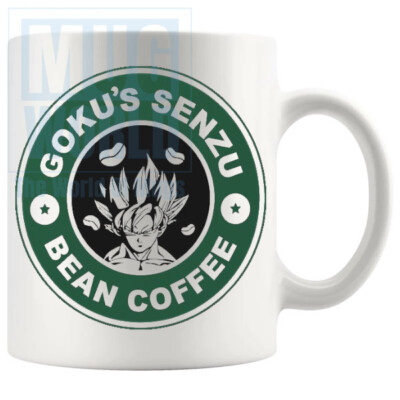 Gokus Senzu Bohne Kaffeebecher Handarbeit Geschenke zum Geburtstag Weihnachten Freunde Fam...