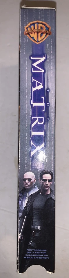 1999, THE MATRIX, PROMO SCREENER VHS TAPE, FIRST PRINTING, w RARE FLIP BOOK - Image 4 of 4