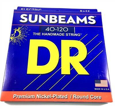 DR Bass Strings 5-String Sunbeams Nickel Plated NLR5-40 40-120 Custom 5 String