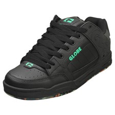 Image of Globe Tilt Mens Skate Trainers in Black Green - 9 UK
