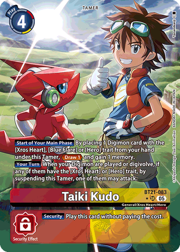 Taiki Kudo (Alternate Art) BT21-083 SR NM World Convergence Digimon TCG - 第 1/1 張圖片