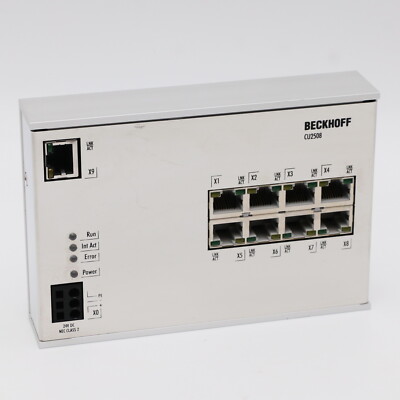 Beckhoff CU2508-0000 | Infrastruktur, 8-Port-Port-Multiplier, Ethernet, 24 V DC