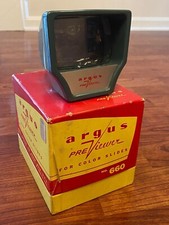 Vintage Argus Slides Pre Viewer No. 660 w/ Box