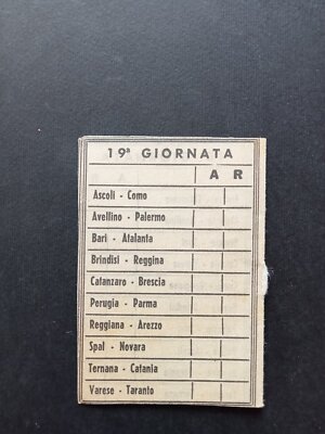 locandina calendario tascabile io sport del mezzogiorno anno 65/66