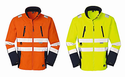 4PROTECT  Softshelljacke PITTSBURGH Jacke Arbeitsjacke Warnschutz Workwear