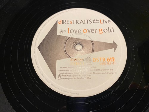 DIRE STRAITS "LOVE OVER GOLD / SOLID ROCK" 1984 U.K. PRESS 12" VERTIGO RECORDS** - Imagen 15 de 24