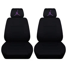 Car Seat Covers Fits 2008 Honda Civic Black with Purple Jump man ABF