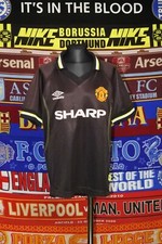 4/5 Manchester United boys 11 years 146cm 1998 away football shirt jersey