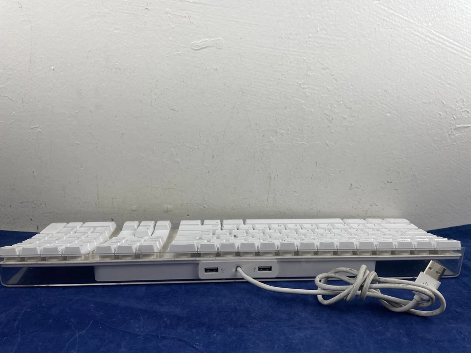 Apple Mac White USB Wired Keyboard Mouse iMAC G3 G4 G5 eMAC A1048 M5769 FREE SHP - Image 3 of 4