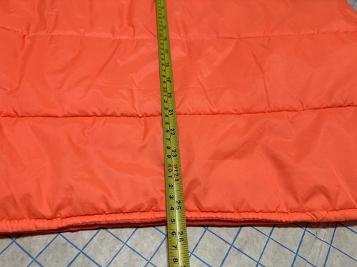 Elkmont Blaze Orange Puffer Weste Herren XL Chore Zip Vintage - Bild 19 von 19