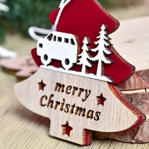 4pcs Cartoon Plush Christmas Tree Ornament Children Gifts - Picture 5 of 9