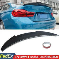 For BMW F36 Gran Coupe 2015-2020 Rear Trunk Spoiler M4 Style Carbon Fiber Look