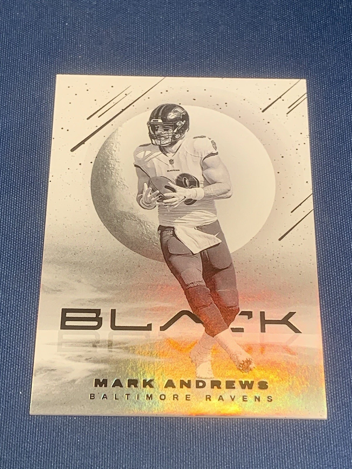 2022 Panini Black White Night Mark Andrews WN-15 SSP Rare Ravens