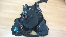 EUC AQUA LUNG DEEPOUTDOORS SCUBA DIVE VEST +4 Long/Short Wetsuit M-L dual Inflat