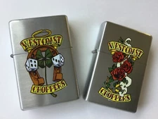 West Coast Choppers Vintage Lighters, Two (2) 2007 Limited Edition