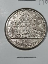 Australian 1962 FLORIN CH UNC