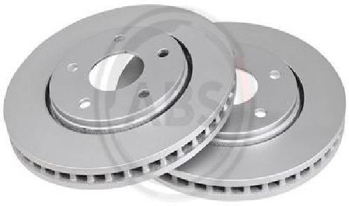 2x Original A.B.S. Brake Disc 18028 for Chrysler Dodge Fiat
