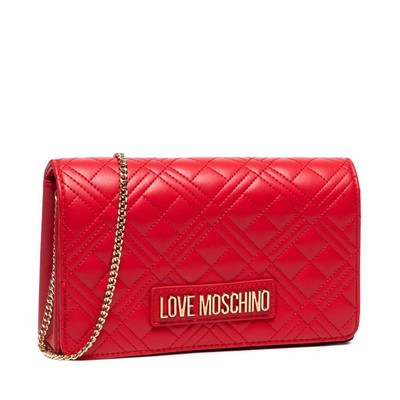 love moschino red backpack