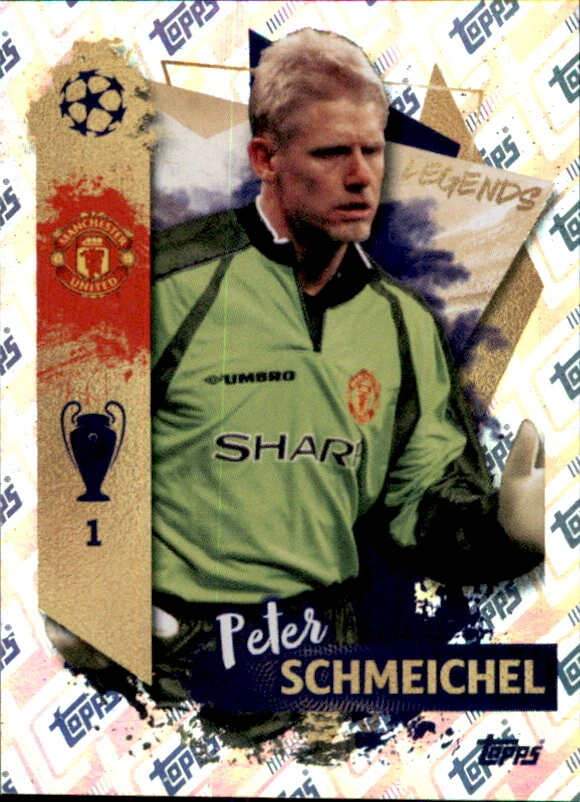 TOPPS Champions League 22/23 Sticker 527 Peter Schmeichel - Manchester United