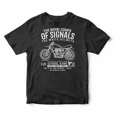 T-Shirt The Royal Corps of Signals Weißhelme N.York