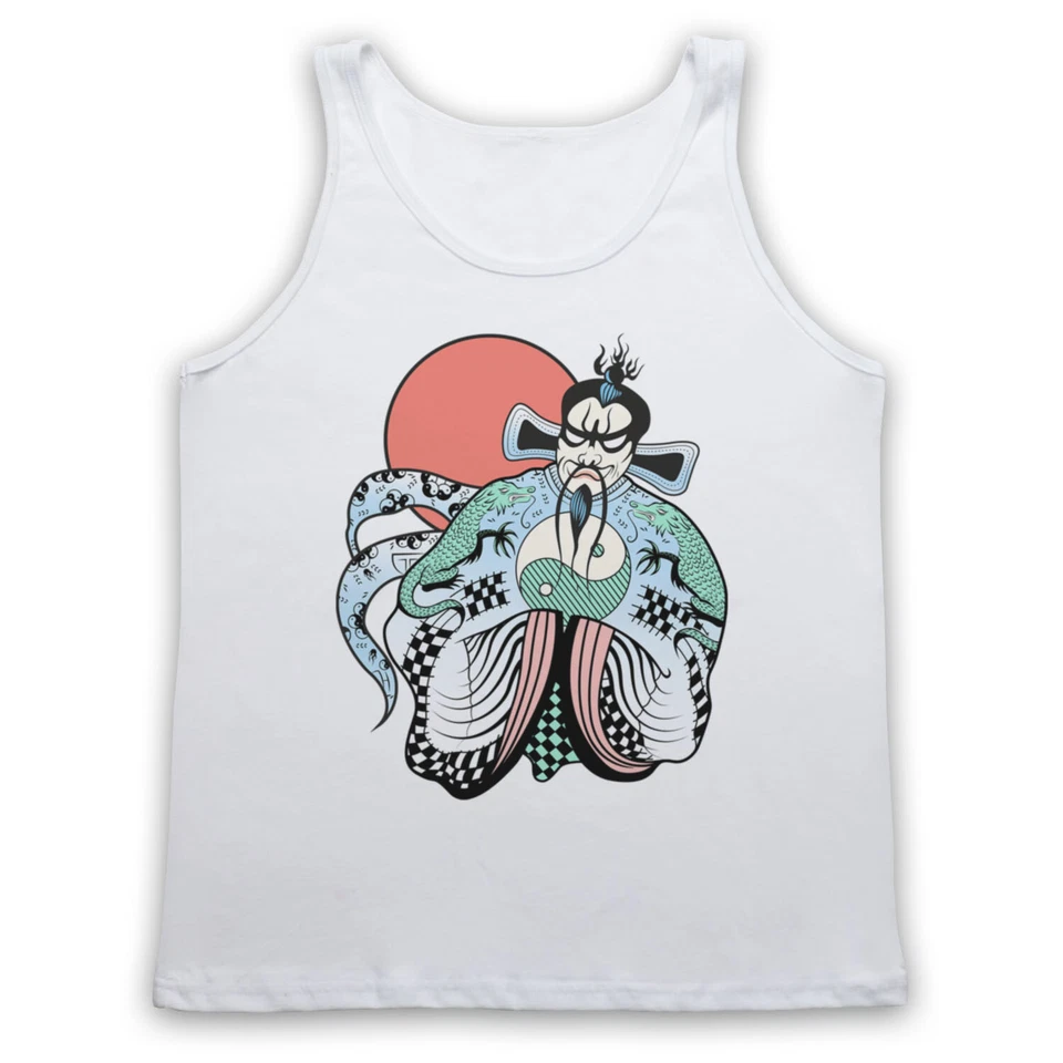 THE GUNS OF BRIXTON CHALECO BIG TROUBLE LITTLE CHINA FU MANCHÚ COMO USADO JACK BURTON ADULTOS CAMISETA SIN MANGAS