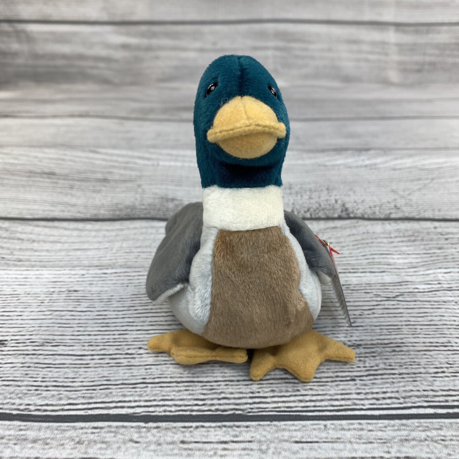 Beanie Babies TY Jake the Mollard Duck Small Plush Stuffed Animal Toy NEW-image