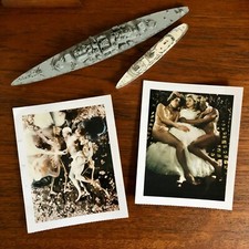 2 4x5 polaroid of Ken Moody. Robert Mapplethorpe Muse. Rare. by Ray Lego.