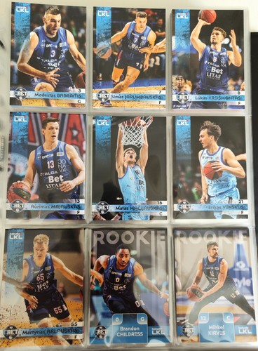 2024-25 H&C LKL Basketball FULL SET 125 cards collection rookies Zalgiris Rytas - Picture 2 of 24